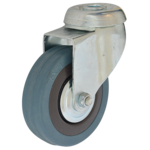 Zestaw jezdny obrotowy 50 mm/40 kg otwór mocujący bieżnik gumowy