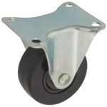 Zestaw z kołem 50 mm/30 kg, płyta stała