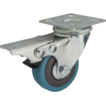 Zestaw jezdny obrotowy z hamulcem 50 mm/40 kg płyta mocująca bieżnik gumowy