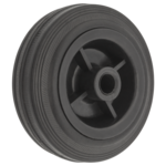 Koło kauczukowe czarne 100 mm/100 kg