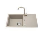Zlewozmywak granitowy Fox New piasek 76 x 44 cm