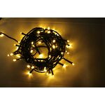 Lampki łańcuch świetlny zewnętrzny 100 LED 5 m ciepły biały