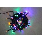 Lampki łańcuch świetlny zewnętrzny 100 LED 5 m wielokolorowe