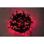 Lampki łańcuch świetlny zewnętrzny 100 LED 5 m czerwone