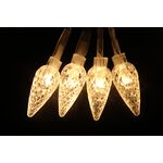 Lampki wewnętrzne/zewnętrzne 40 LED 2,5 cm ciepły biały