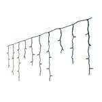 Lampki zewnętrzne kurtyna 259 LED ciepły biały