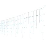 Lampki zewnętrzne kurtyna sople 490 LED zimny biały