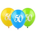 Balon jubileuszowy - 50 