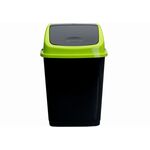 Kosz na śmieci Clip 31/35 l srebrny