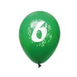 Balon druk cyferka - 6