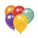 Balon metalizowany 10" mix kolorów 50 sztuk