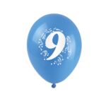 Balon druk cyferka - 9