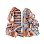 Serpentyna pomarańczowo-czarna halloween