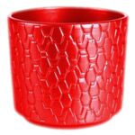 Osłonka ceramiczna Cylinder 12 cm czerwona Cermax