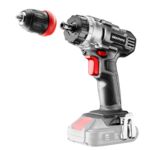 Wiertarko-wkrętarka akumulatorowa Energy+ 18V, Li-Ion, zdejmowany uchwyt 10 mm, akumulator 2.0 Ah, ładowarka 2.3 A, GRAPHITE