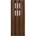 Drzwi harmonijkowe PIONEER GLASS 9326 84 x 202 cm orzech