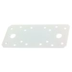 Łącznik płaski biały 133 x 55