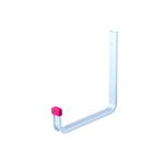 Hak ścienny wygięty ALU 190 x 200