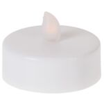 Świeczki tealight LED 2 szt ruchomy płomień 2,2 cm ciepły biały