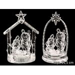 Szopka LED 11,5 cm stałe kolorowe światło