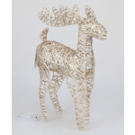 Renifer 15 LED stałe ciepłe białe światło 50 cm