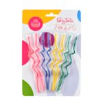 Świeczka spiralna party 21,5 cm mix