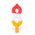 Świeczka cyferka - kolor nr 8