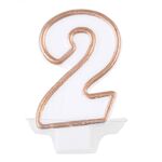 Świeczka cyferka nr 2