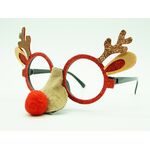 Okulary świąteczne renifer 18 x 13 cm