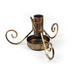 Stojak choinkowy metalowy 30 x 45 cm złoty