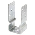 Wspornik słupa forma U przykręcana 71 x 150