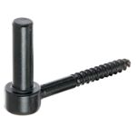 Skobel do wkręcania czarny ⌀14 x 105