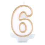 Świeczka cyferka nr 6