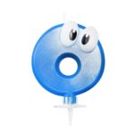 Świeczka cyferka - ludek nr 0