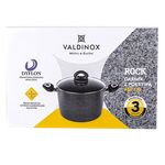 Garnek z pokrywą Valdinox Rock 20 cm 3,2 l