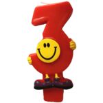 Świeczka cyferka - buźka nr 3