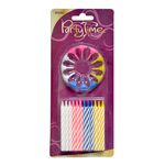 Świeczka urodzinowa premium 21 cm mix