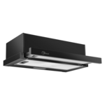 Okap teleskopowy Treviso 60 Black czarny