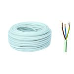 Przewód OMY 3 x 1 300 V, 25 m biały AKS Zielonka