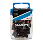 Bity udarowe PH3 x 25 mm 20 szt. GRAPHITE
