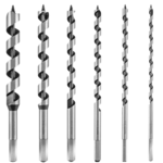 Wiertła spiralne do drewna 230 mm zestaw 6 szt.