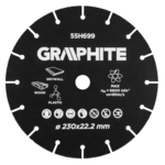 Tarcza tnąca HM do drewna i tworzyw sztucznych 230 x 22,2 mm