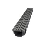 Kanał z kratą PP line popiel system 1000 x 98 A15 100 x 13,1 x 9,8 cm MAXPOL