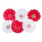 Serwetka haftowana Jingle Bells śr. 30  cm