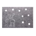 Podkładka filcowa ŁOSIE 40 x 30 cm szara