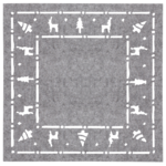 Podkładka pod kubek filcowa Chojna 10 x 10 cm