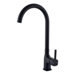 Bateria zlewozmywakowa Avia stojąca z wylewką "U" carbon black Miló