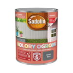 Farba dekoracyjno-ochronna Kolory Ogrodu Ciemny Szary 0,7 l Sadolin