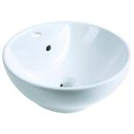 Umywalka nablatowa ø45cm biały półmat KR-191 WH Kerra