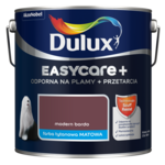 Farba tytanowa Dulux EasyCare+ Plamy+Przetarcia Modern Bordo 2,5 l
